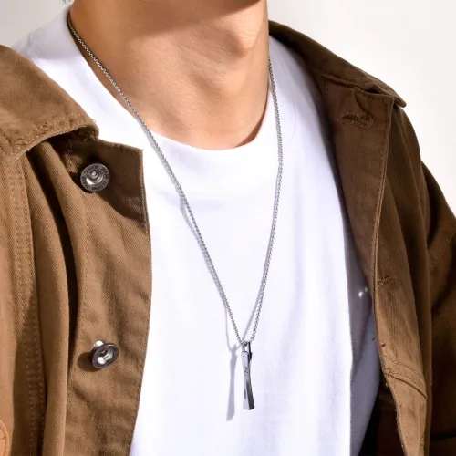 Wholesale Tungsten Twisted Bar Pendant