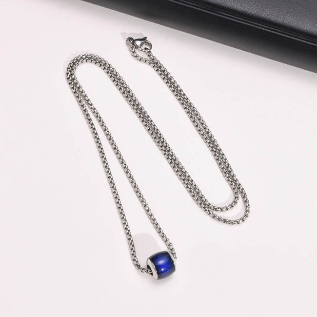 Wholesale Stainless Steel Mood Necklace Color Change Jewelry