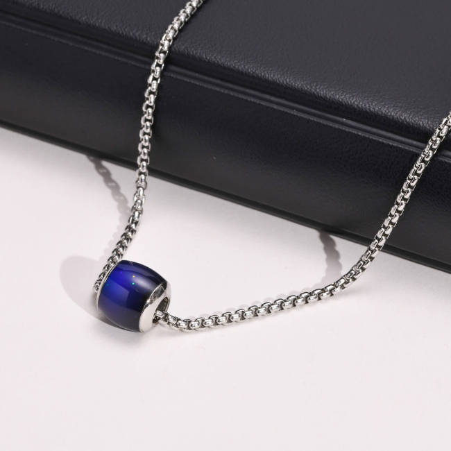 Wholesale Stainless Steel Mood Necklace Color Change Jewelry