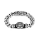 Wholesale Stainles Steel Cuban Link Chain Bracelet with Anchor Sign