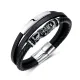 Wholesale Stainless Steel Multi-layer Braided Leather Bracelet