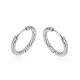 Wholesale Stainless Steel Hammered Hoop Earrings