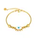 Wholesale Stainless Steel Devil's Eye Snake Chain Bracelet