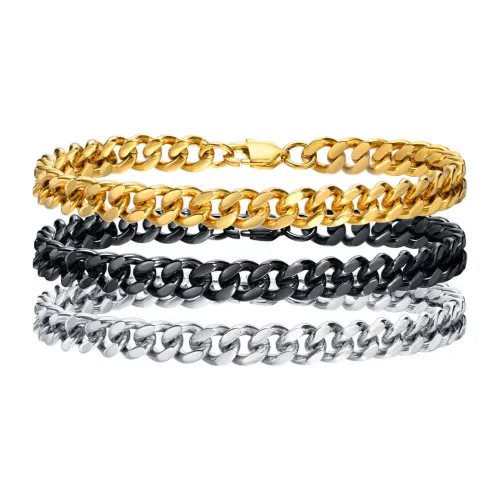 Wholesale Stainless Steel High Polished Chain Bracelet