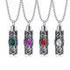 Wholesale Stainless Steel Crystal Flower Urn Necklace