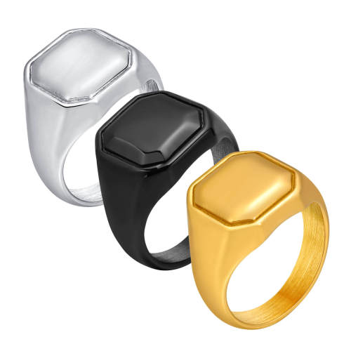 Wholesale Stainless Steel Classic Men's Signet Ring