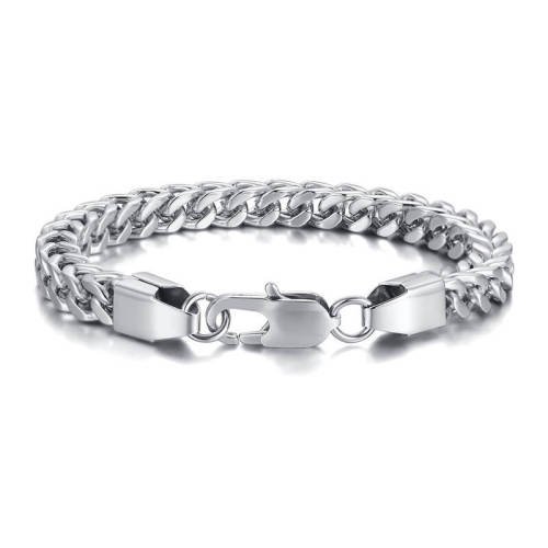 Wholesale Stainless Steel Men's Foxtail Chain Bracelet