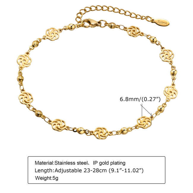 Wholesale Stainless Steel Various Styles of Anklets