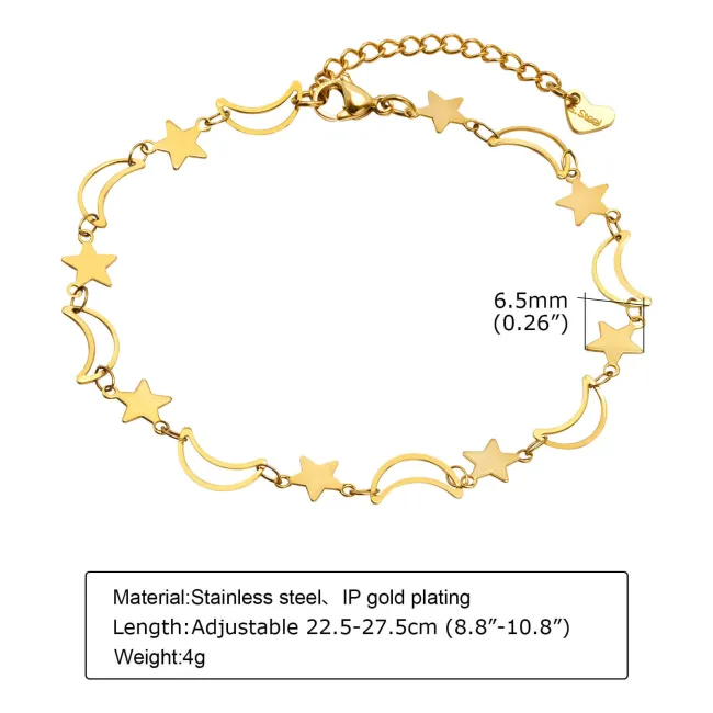 Wholesale Stainless Steel Various Styles of Anklets