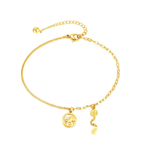 Wholesale Stainless Steel Dollar Anklet
