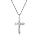 Wholesale Stainless Steel Multi-layer Cross Pendant Necklace