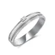 Wholesale Stainless Steel Triple-row Design CZ Bangle