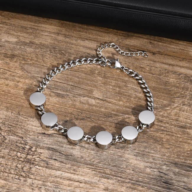 Wholesale Stainless Steel Personalized Beads Bracelet