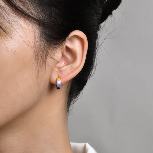 Wholesale Stainless Steel Colorful Earrings