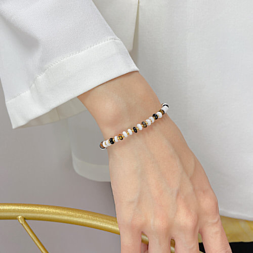 Wholesale Colored Stone Bead Bracelet