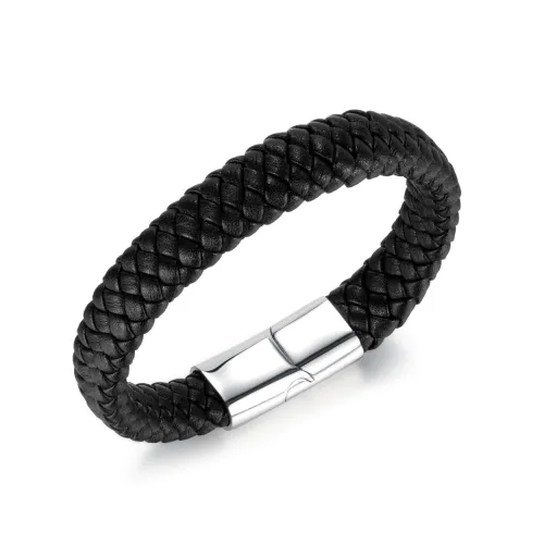 Wholesale Men Braided Leather Bracelet