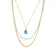 Wholesale Stainless Steel Multi-Layer Water Drop Necklace