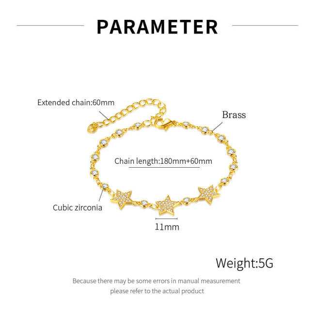 Wholesale Brass CZ Bracelet