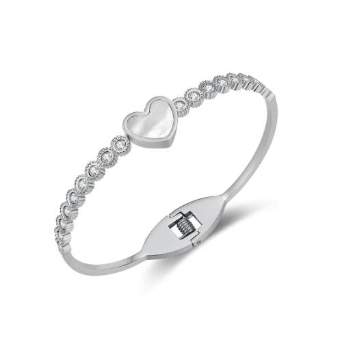 Wholesale Stainless Steel Charming Love Bangle Bracelet