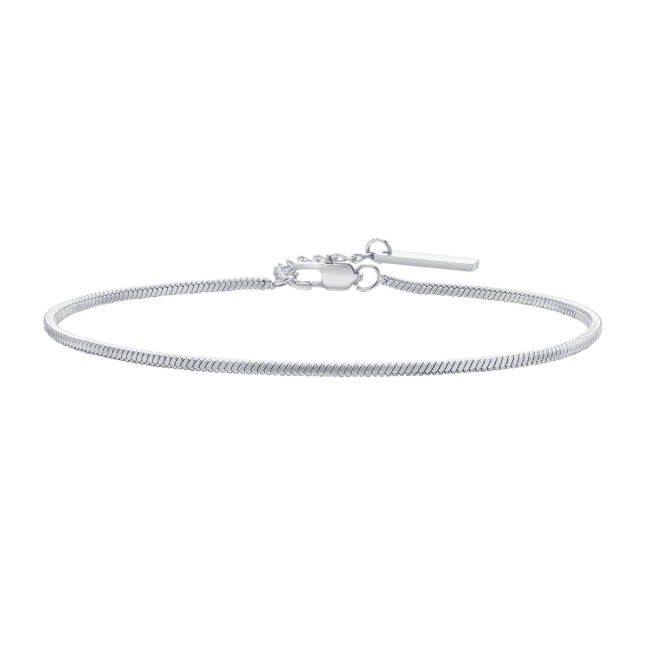 Wholesale Stainless Steel Square Snake Chain Bracelet