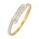 Wholesale Stainless Steel Open Tennis Bangle Bracelet