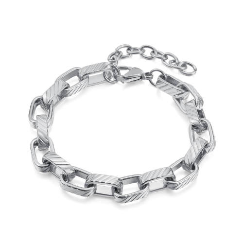 Wholesale Stainless Steel Exaggerated Paperclip Bracelet