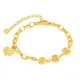 Wholesale Stainless Steel Leaf Link Chain Bracelet