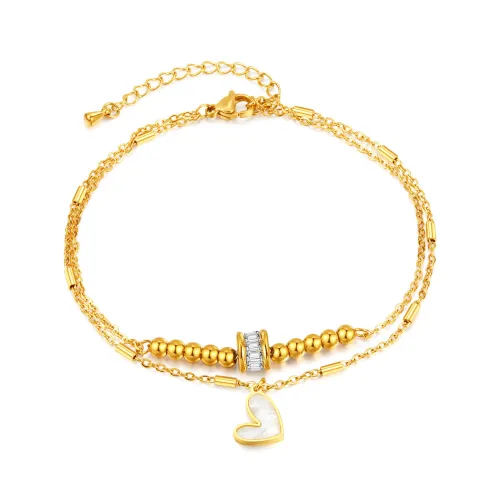 Wholesale Stainless Steel Summer Ins Anklet