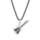 Wholesale Stainless Steel Rock Electric Guitar Pendant