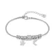 Wholesale Stainless Steel Star & Moon Snake Chain Bracelet