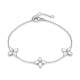 Wholesale Stainless Steel Pearl Clover Bracelet