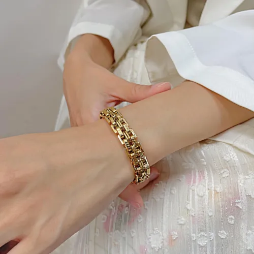 Wholesale Stainless Steel Watch Strap Style Chain Bracelet
