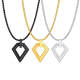 Wholesale Stainless Steel Men'S Diamond Shape Pendant