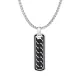 Wholesale Stainless Steel Cuban Chain Texture Pendant