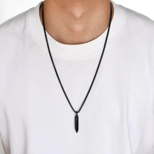 Wholesale Stainless Steel Rice Grain Pendant for Men