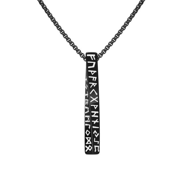 Wholesale Stainless Steel Viking Rune Mobius Bar Pendant