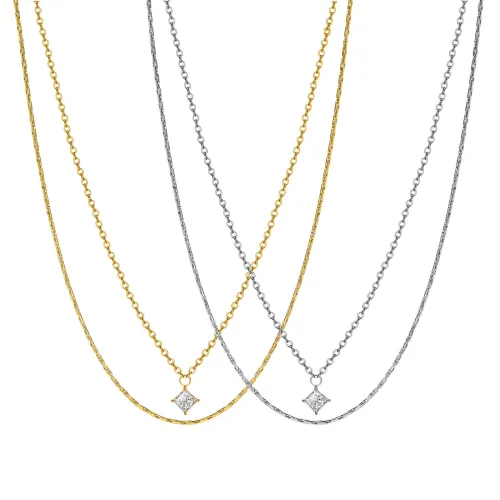 Wholesale Stainless Steel Rounded Cardano Chain Necklace