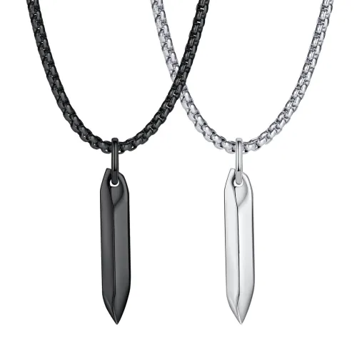 Wholesale Stainless Steel Rice Grain Pendant for Men
