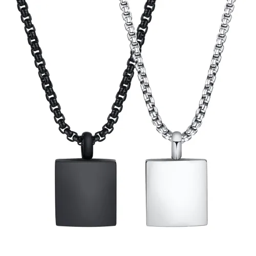 Wholesale Stainless Steel Square Urn Pendant