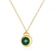 Wholesale Stainless Steel Eight-Point Star Circle Pendant