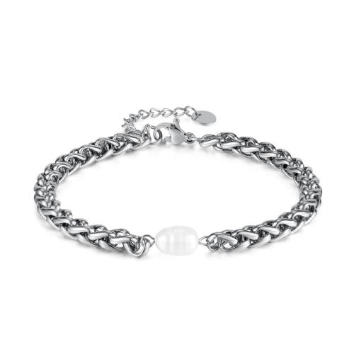 Wholesale Stainless Steel Spiga Wheat Chain Bracelet