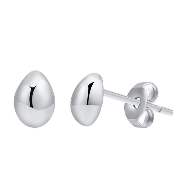 Wholesale Stainless Steel Teardrop Stud Earrings