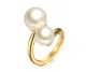Wholesale Stainless Steel Interlocking Pearl Ring