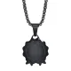 Wholesale Stainless Steel Personalized Black Medal Pendant