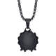 Wholesale Stainless Steel Personalized Black Medal Pendant