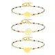 Wholesale Stainless Steel Colorful Drip Oil Bracelet