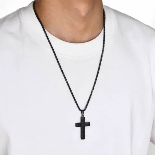 Wholesale Stainless Steel Rope Design Cross Pendant
