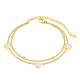 Wholesale Stainless Steel Shell Heart Chain Bracelet