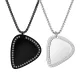 Wholesale Stainless Steel Guitar Pick Necklace