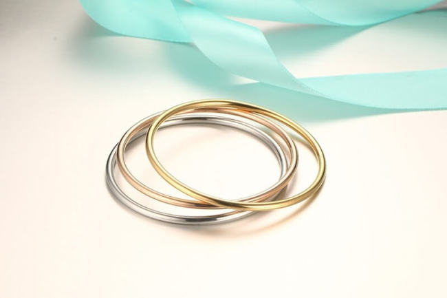 Wholesale Stainless Steel 3mm Round Wire Bangle